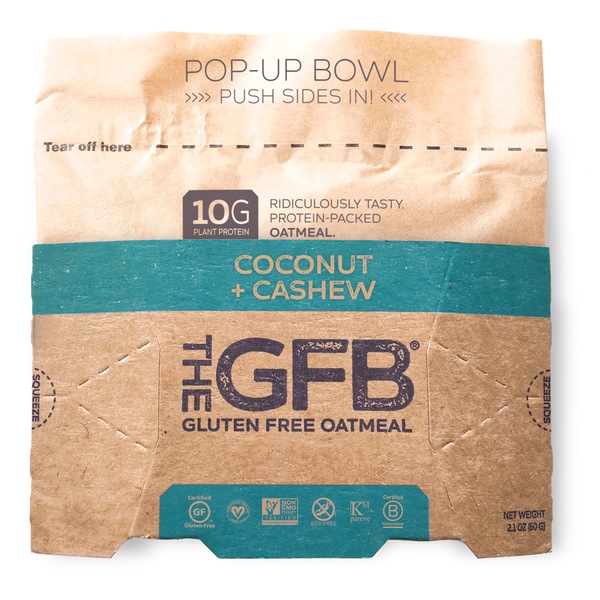 The GFB Oatmeal - High Protein, Gluten-Free, Vegan, Soy-Free, 2.1 OZ