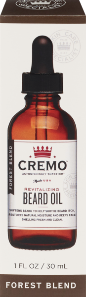 Cremo Astonishingly Superior Revitalizing Beard Oil, 1 OZ 