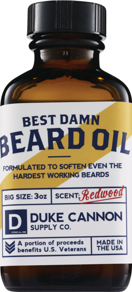 Duke Cannon Best Damn Beard Oil, 3 OZ
