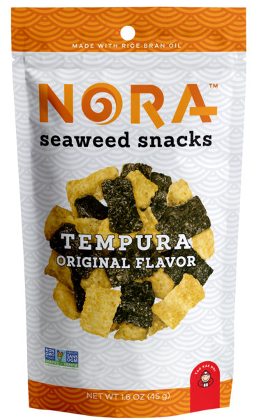 Nora Seaweed Snacks Tempura Original Flavor, 1.6 OZ