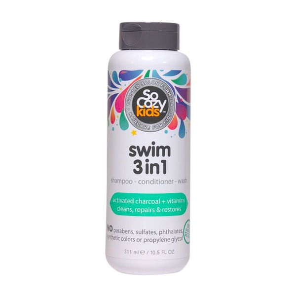 SoCozy Swim 3 in 1 Shampoo + Conditioner + Wash, 10.5 fl OZ