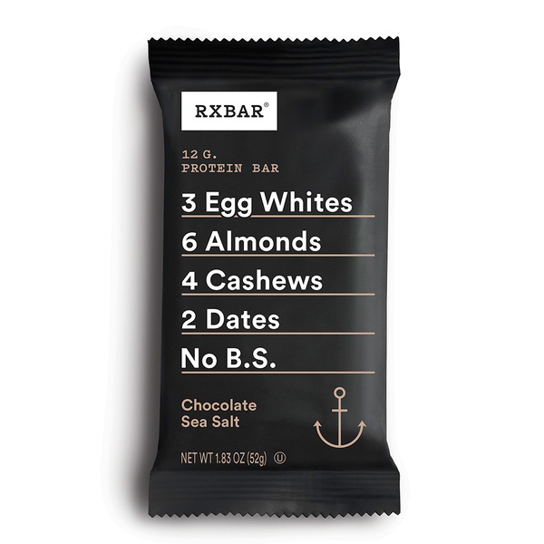 RXBar Protein Bar 12g Protein Chocolate Sea Salt (Single)