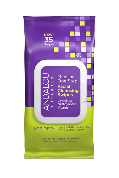 Andalou Age Defy Micellar Swipes, 35CT