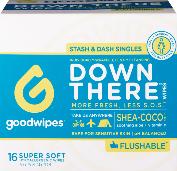 Goodwipes Down There Wipes, 16 CT