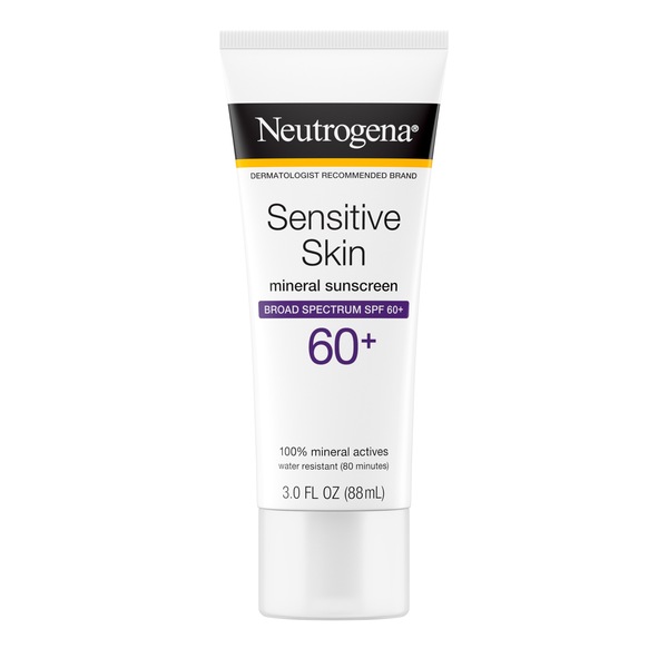Neutrogena Sensitive Skin Sunscreen Lotion with SPF 60+, 3 OZ
