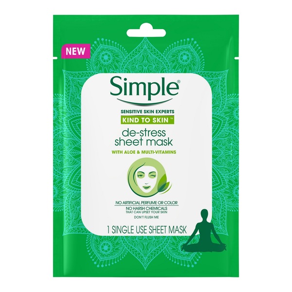 Simple Kind to Skin De-Stress Sheet Mask