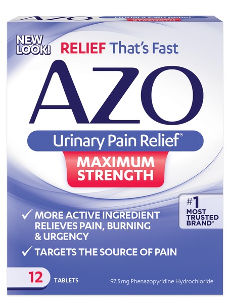 AZO Urinary Pain Relief, Maximum Strength, Tablets