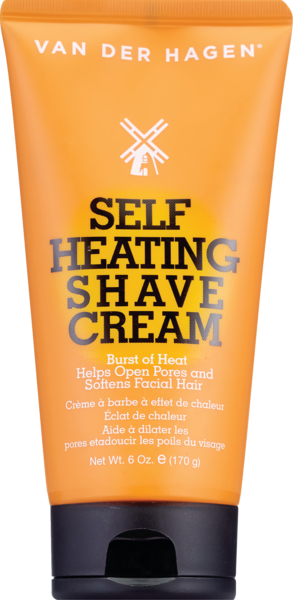 Van Der Hagen Self Heating Shave Cream, 6 OZ