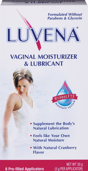 Luvena Vaginal Moisturizer & Lubricant, 6 CT