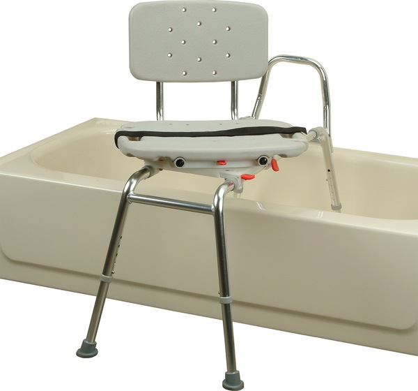 Eagle Medical Sliding Transfer Bench with Swivel Seat