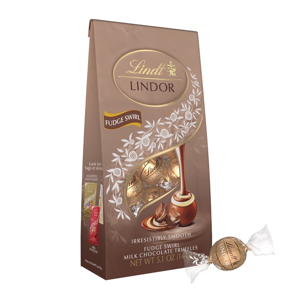 Lindt Lindor Fudge Swirl Milk Chocolate Truffles 