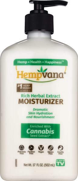 Hempvana Rich Herbal Extract Moisturizer, 17 OZ