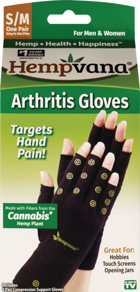 Hempvana Arthritis Compression Gloves
